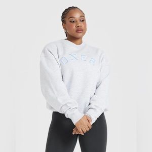 Oner Active Gray Sweatshirt with Blue Logo